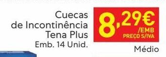 Recheio Incontinência tena promoção