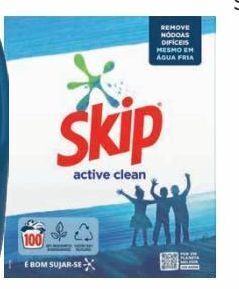 Recheio Detergente em pó skip promoção