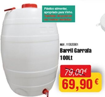 CAMPOCHEIO Barril Garrafa 100Lt promoção