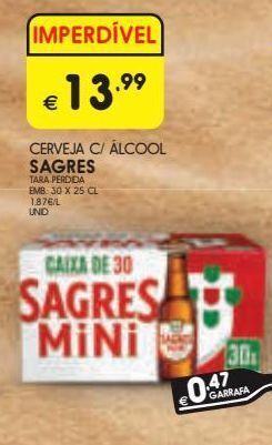 Meu Super Cerveja sagres mini promoção