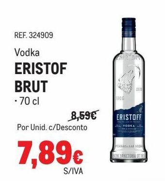 Makro Vodka eristoff promoção
