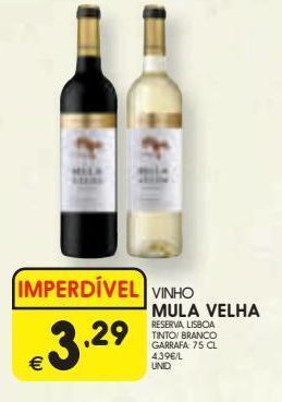 Meu Super Vinhos mula velha promoção