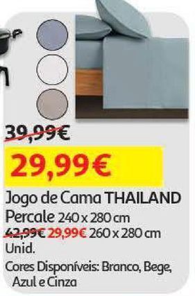 Auchan Jogo cama thailand . promoção