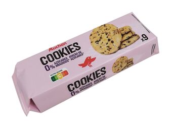 Auchan Bolacha auchan cookies 0% açúcares adici 135g promoção