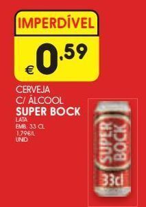 Meu Super Lata de cerveja super bock promoção