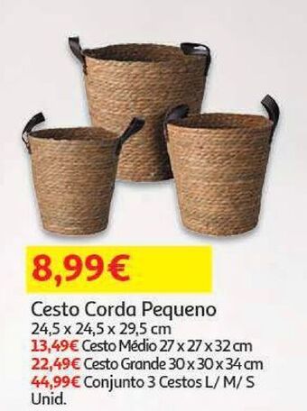 Auchan Cesto pequeno promoção