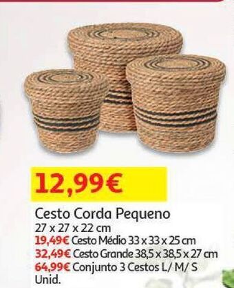 Auchan Cesto pequeno promoção