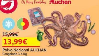 Auchan Polvo nacional cong. auchan (3.0-4.0) kg promoção