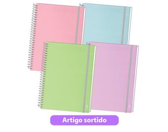 Auchan Caderno espiral a4 mitos promoção