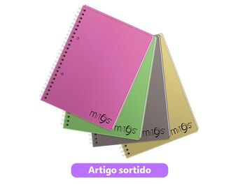 Caderno espiral mitos