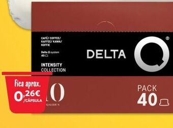 Amanhecer Cápsulas de café delta q promoção