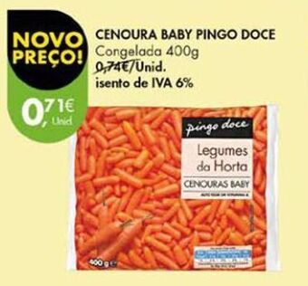 Cenouras pingo doce