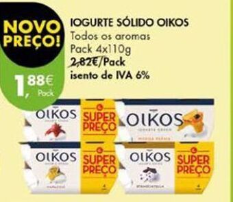 Pingo Doce Iogurte oikos promoção