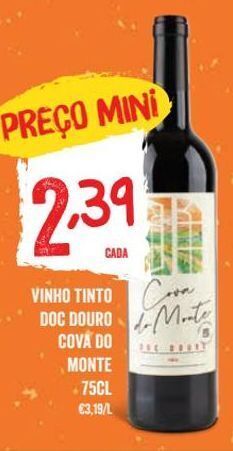 Minipreço Vinho tinto promoção