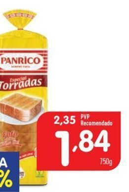 Minipreço Pão de forma panrico promoção