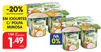 Minipreço Iogurte mimosa promoção