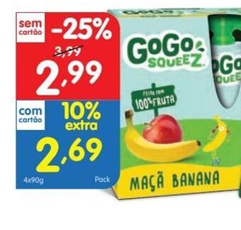 Minipreço Polpa de frutas gogo squeez promoção