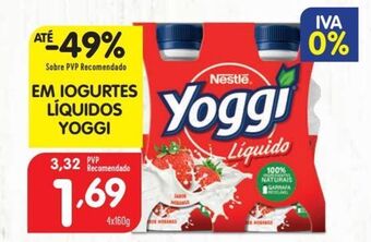 Minipreço Iogurte yoggi promoção