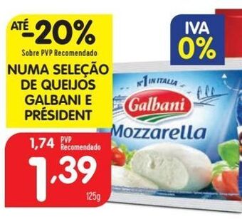 Minipreço Queijos galbani promoção