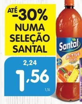 Minipreço Bebidas santal promoção