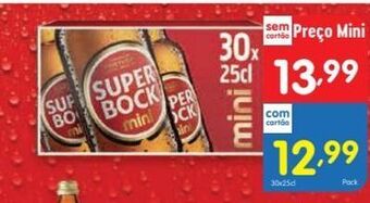 Minipreço Cerveja super bock promoção