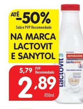 Minipreço Creme hidratante lactovit promoção