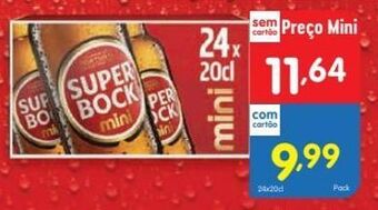 Minipreço Cerveja super bock promoção