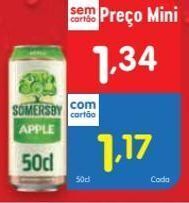 Minipreço Sidra somersby promoção