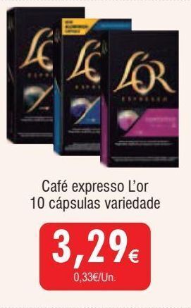 Froiz Cápsulas de café l'or promoção