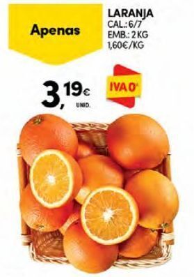 Continente Bom dia Laranja promoção