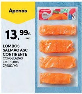 Continente Bom dia Salmão continente promoção