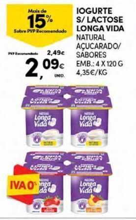 Continente Bom dia Iogurte nestlé promoção