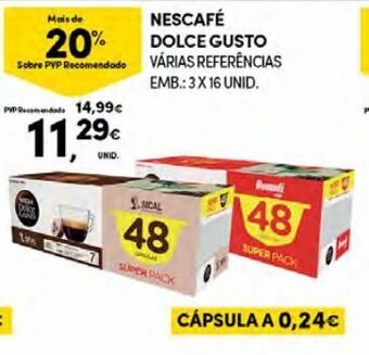 Continente Bom dia Café dolce gusto promoção