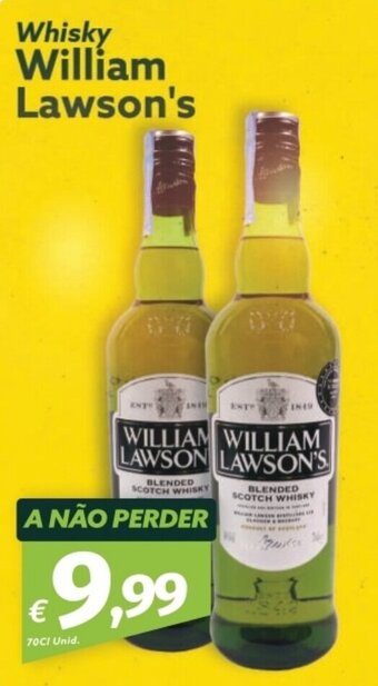 Roque Supermercados Whisky William Lawson's promoção