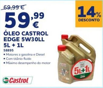 Norauto ÓLEO CASTROL EDGE 5W30LL 5L+1L promoção