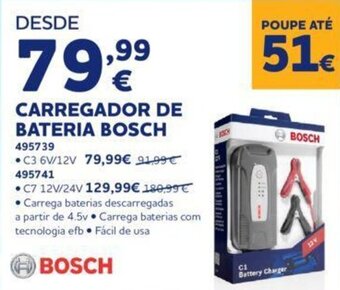 CARREGADOR DE BATERIA BOSCH