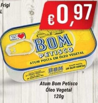 Atum Bom Petisco Óleo Vegetal 120g