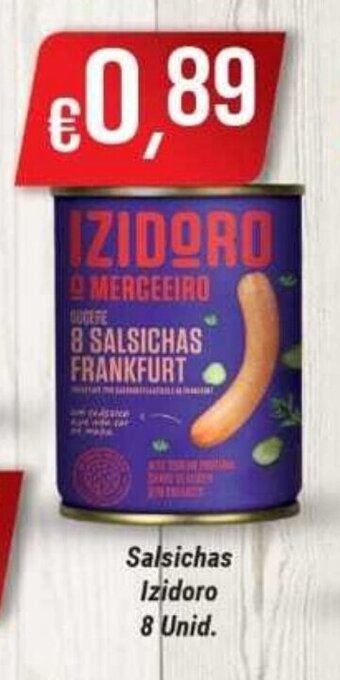 Salsichas Izidoro 8 Unid.