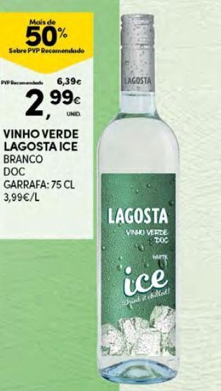 Continente Bom dia Vinho verde lagosta promoção