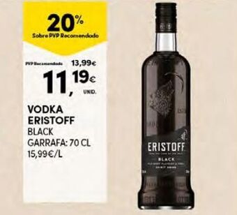 Continente Bom dia Vodka eristoff promoção