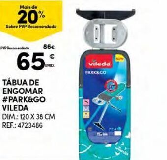 Continente Bom dia Tábua de engomar vileda promoção