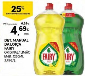 Continente Bom dia Detergente lavalouça fairy promoção