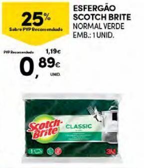 Continente Bom dia Esfregão scotch-brite promoção
