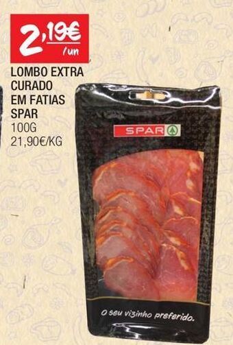 Spar Lombo curado spar promoção