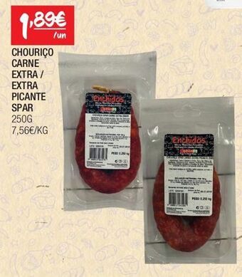 Spar Chouriço spar promoção