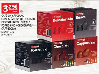 Spar Cápsulas de café spar promoção