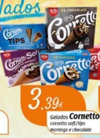 Miranda Supermercados Cornetto promoção