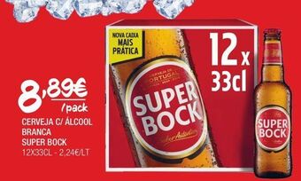 Spar Cerveja super bock promoção