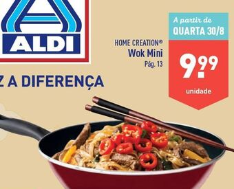 ALDI Wok home creation promoção