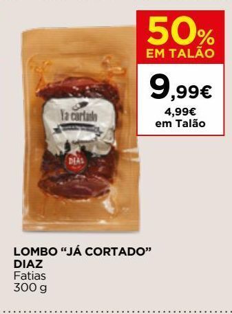 El Corte Inglés Lombo curado promoção